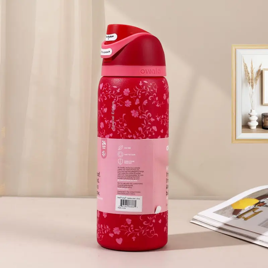 Owala 32oz Magenta Floral Special Edition Insulated